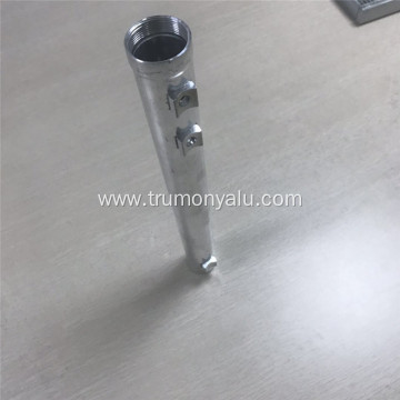 Aluminum liquid storage tube for heat exchanger